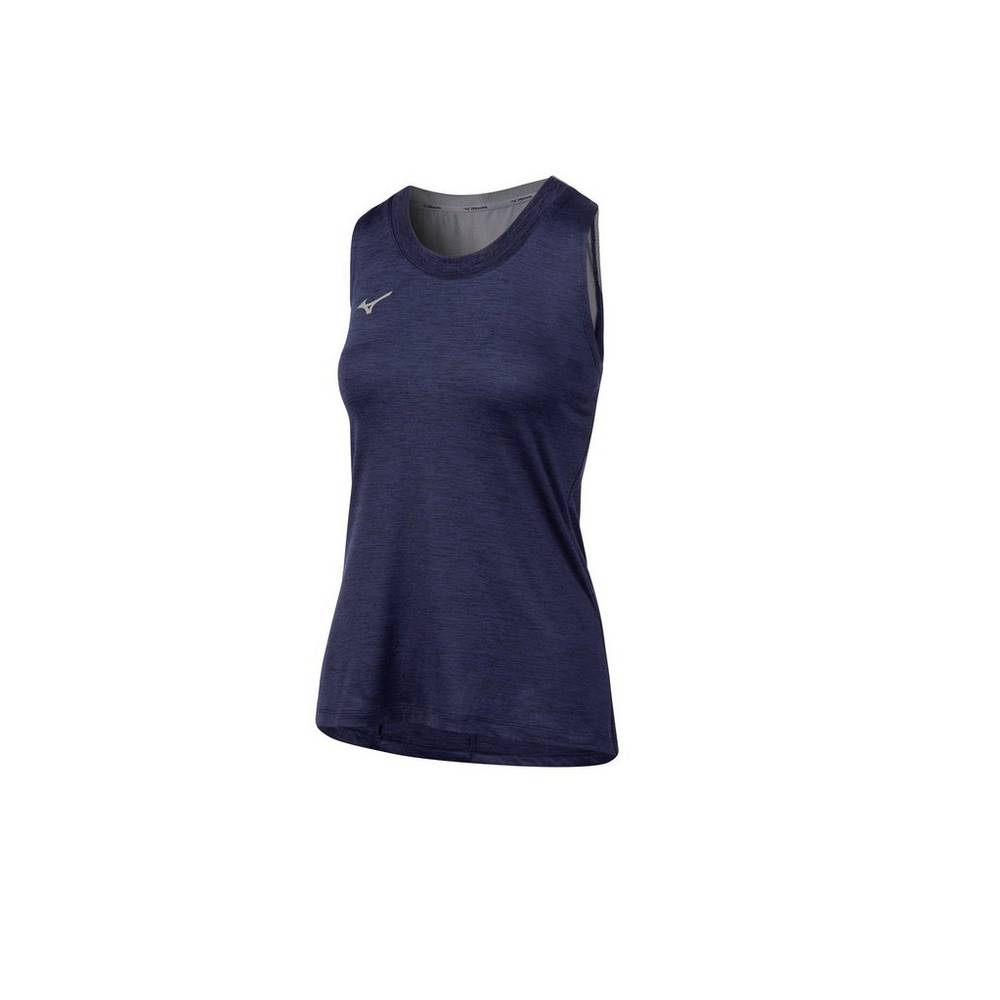 Camiseta De Tirantes Mizuno Alpha Mujer Azul Marino Ofertas FBXH-37426